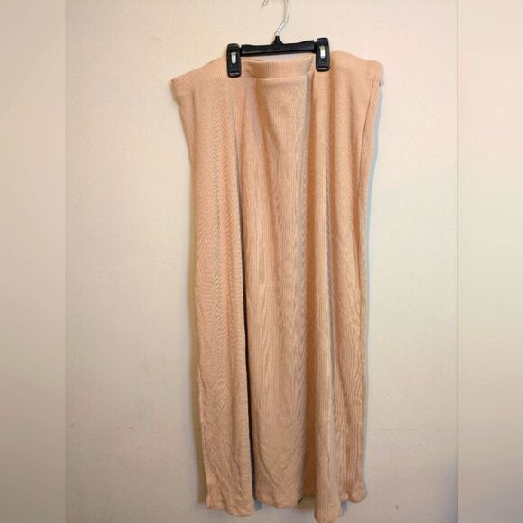 Old Navy Camel Brown Knit Sweater Maxi Skirt Size XXL - Picture 2 of 6